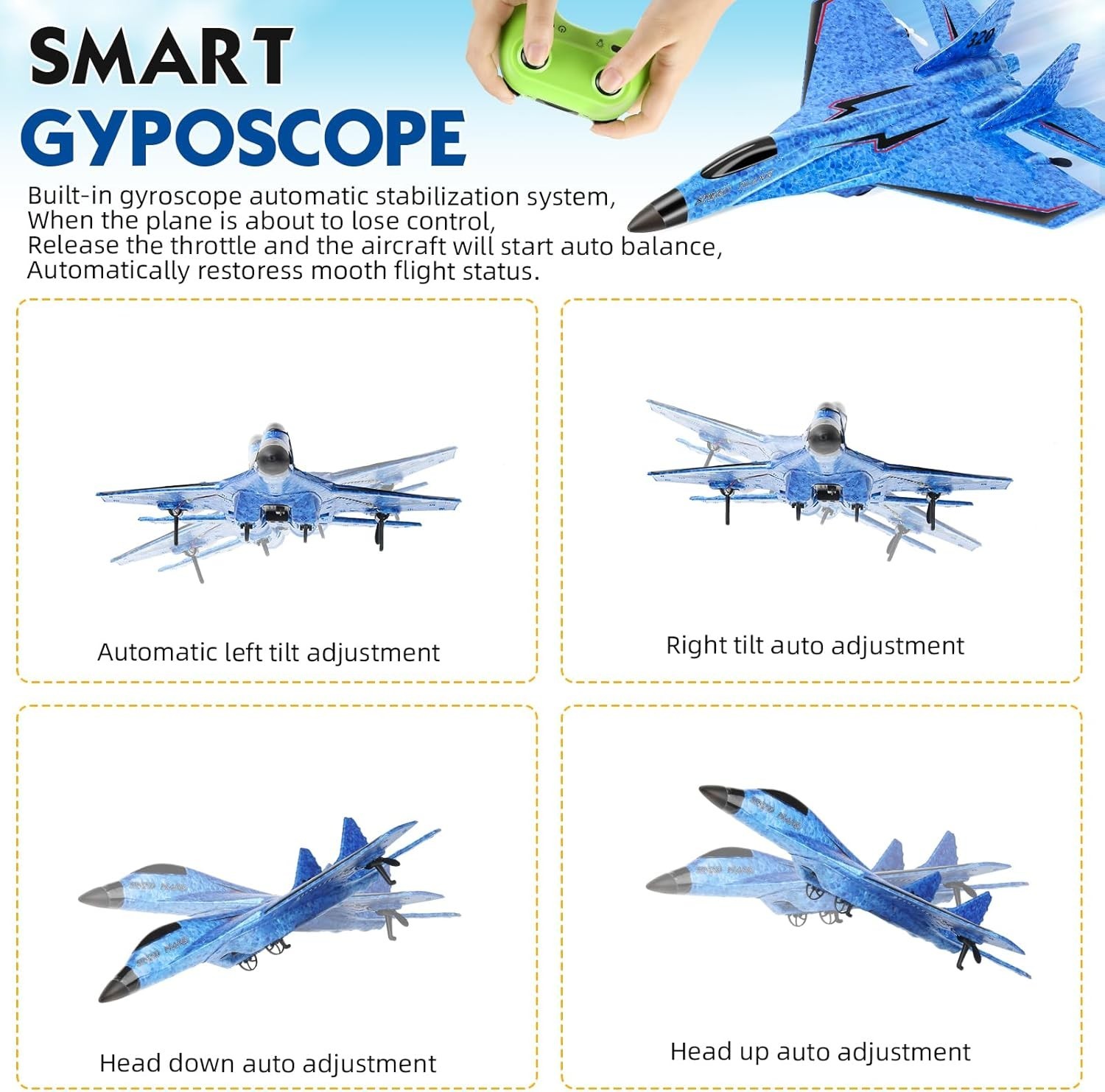 RC Plane, Remote Control Airplane Toy - RC Plane Remote Control Planes 2CH 2....