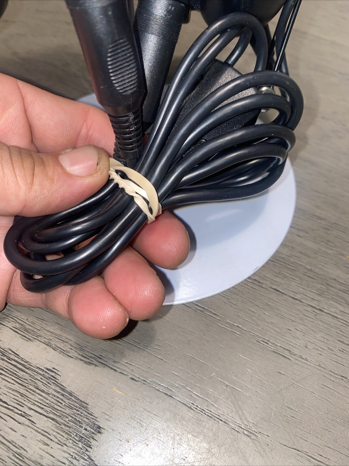 Flightcom Aviation Headset with Mic Untested As Is Very Good Conditon