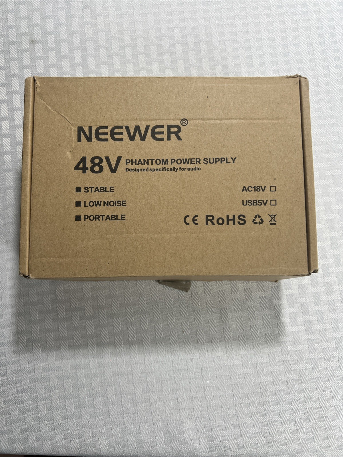 Neewer 1-Channel 48V Phantom Power Supply