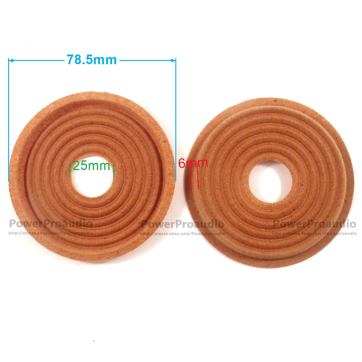 2pcs  Spider 78.5-25 mm For  Woofer Loudspeaker