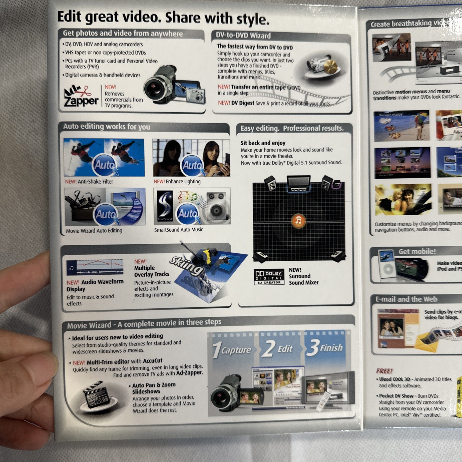 Ulead VideoStudio 10 Plus Video Editing Software