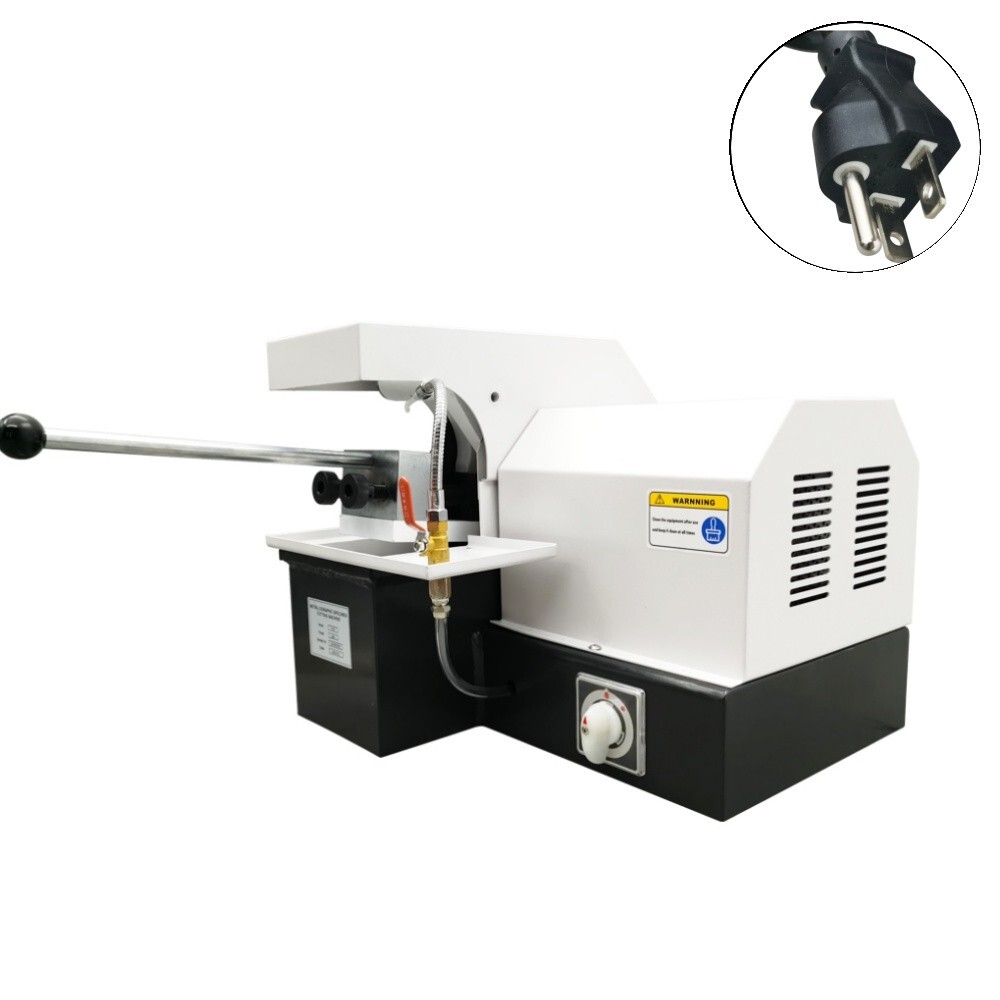 220V Metallographic Sample Cutter Specimen Cutting Machine Grinding Wheel