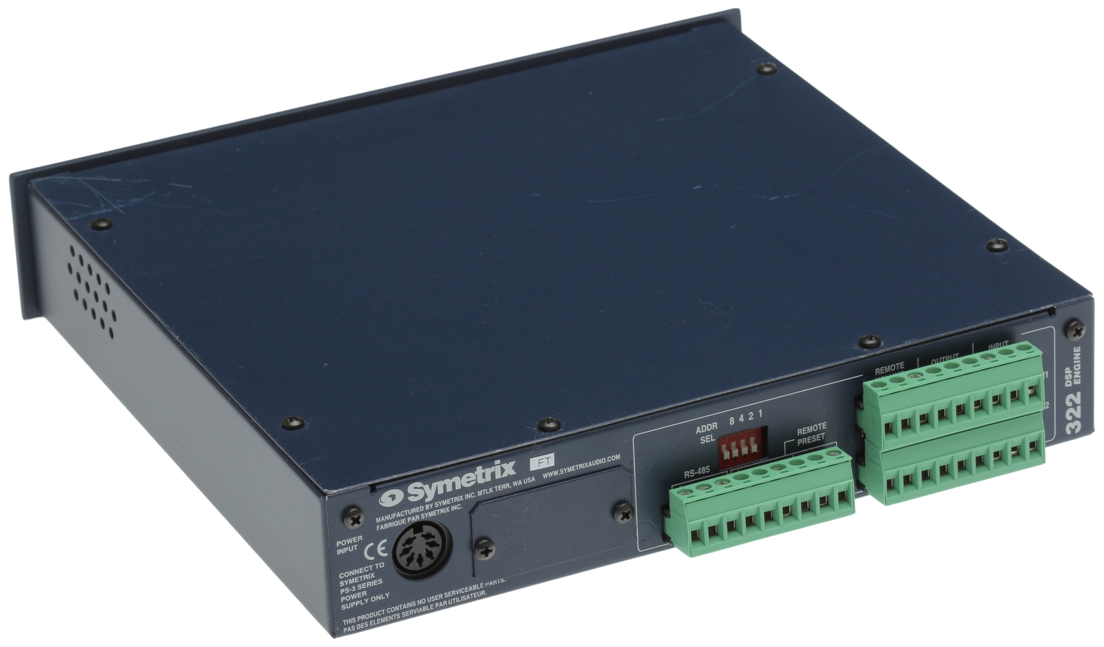 Symetrix 322 DSP Digital Audio Dynamics Processor AGC Auto/Remote Gain Control