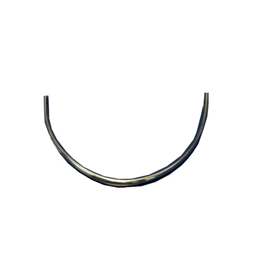 UP 10891 - Chrome Edge Molding With Adhesive Back - Sold Per Foot