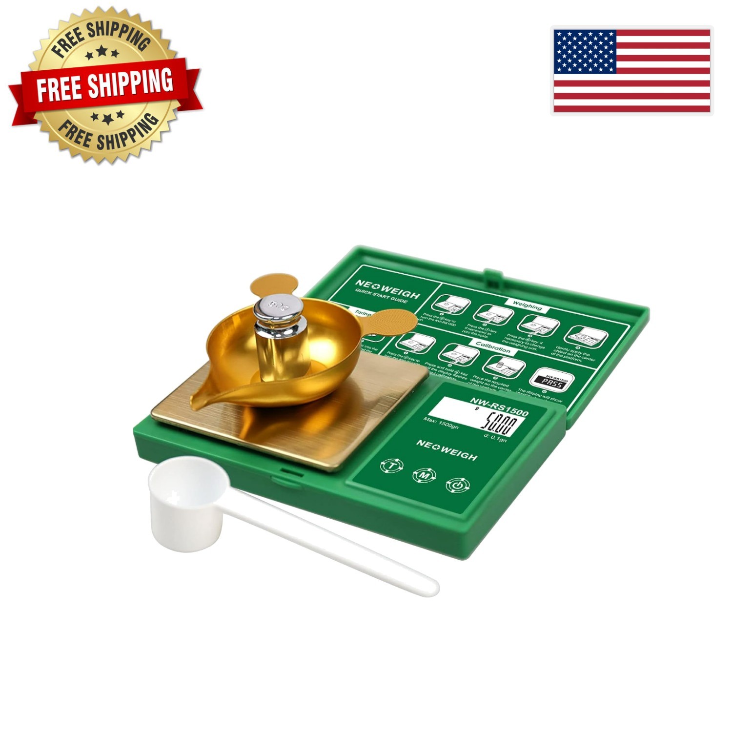 Versatile Mini Powder Scale for Reloading & Archery with Long-lasting