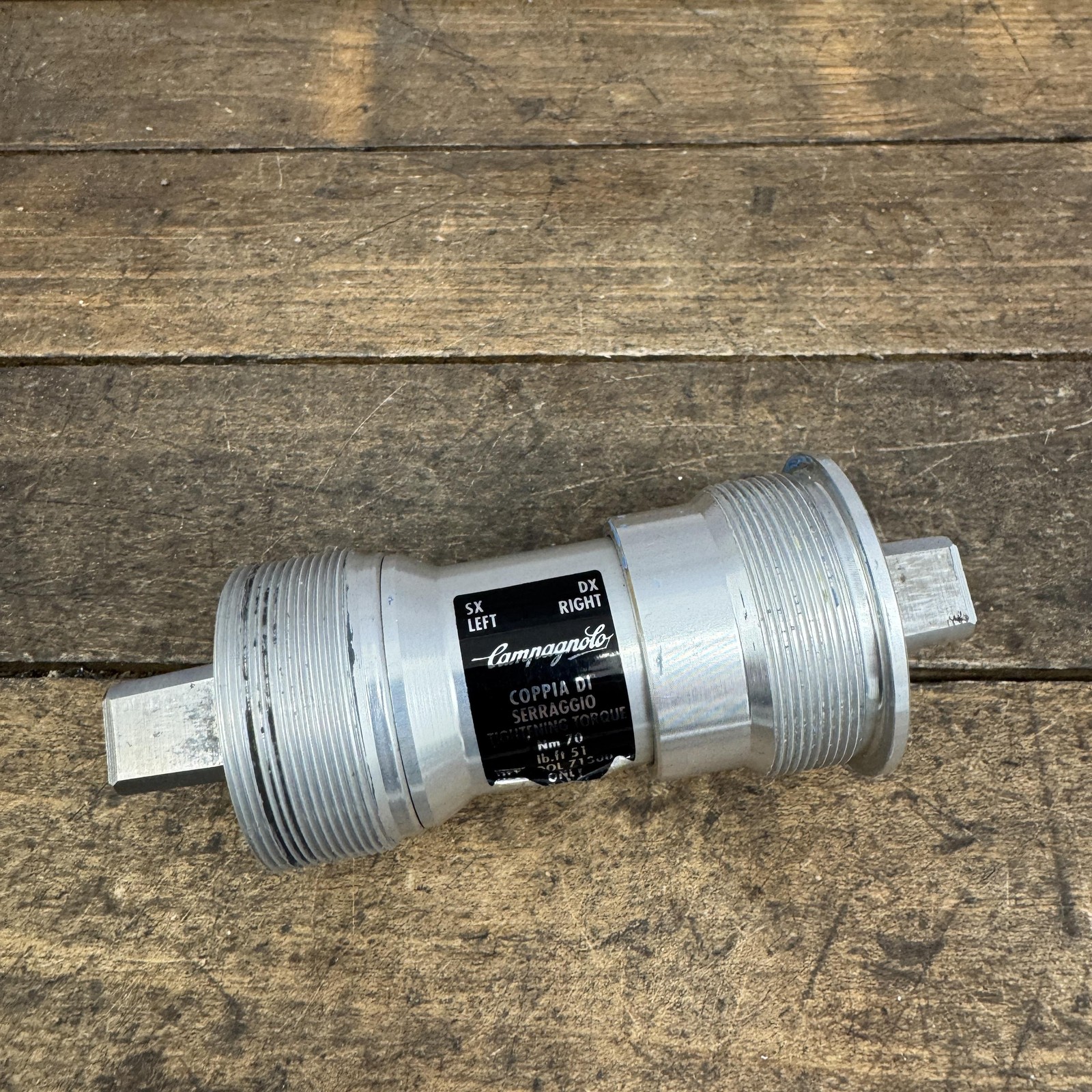 Campagnolo Chorus Bottom Bracket Italian 36x24T 102mm ISO Square Taper Vintage