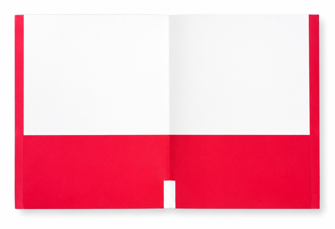 Two-Pocket Presentation Folders – Box of 24 | New Old Stock (NOS)