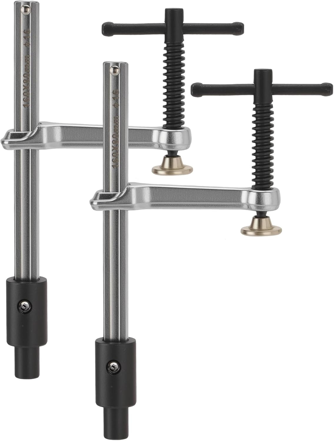 2-Pack Welding Table Clamps - 6.5" Opening Capacity for 5/8" (16Mm) Holes - Prof