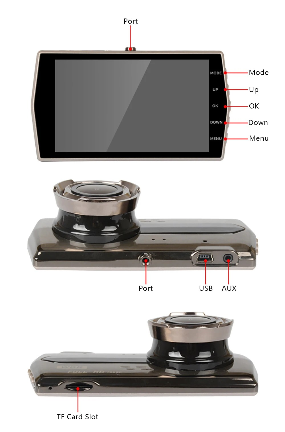 Car Surveillance Wifi Parking Monitor Reverse Camera Crash Recorder Motion Cam