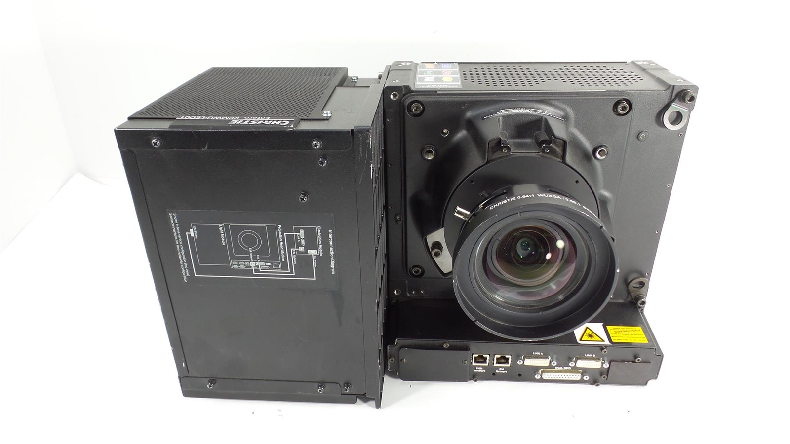 Christie Entero RPMWU-LED01 DLP Wall Cube Projector W/ Lens 002-120444-01