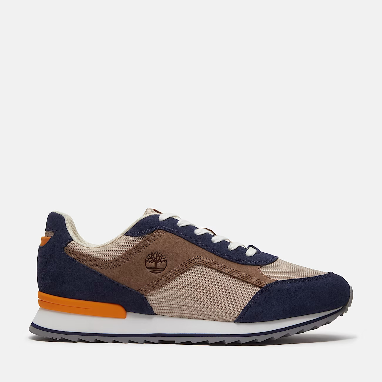 Timberland Scout Heights Trainers in Beige and Dark Blue All Sizes Limited Stock