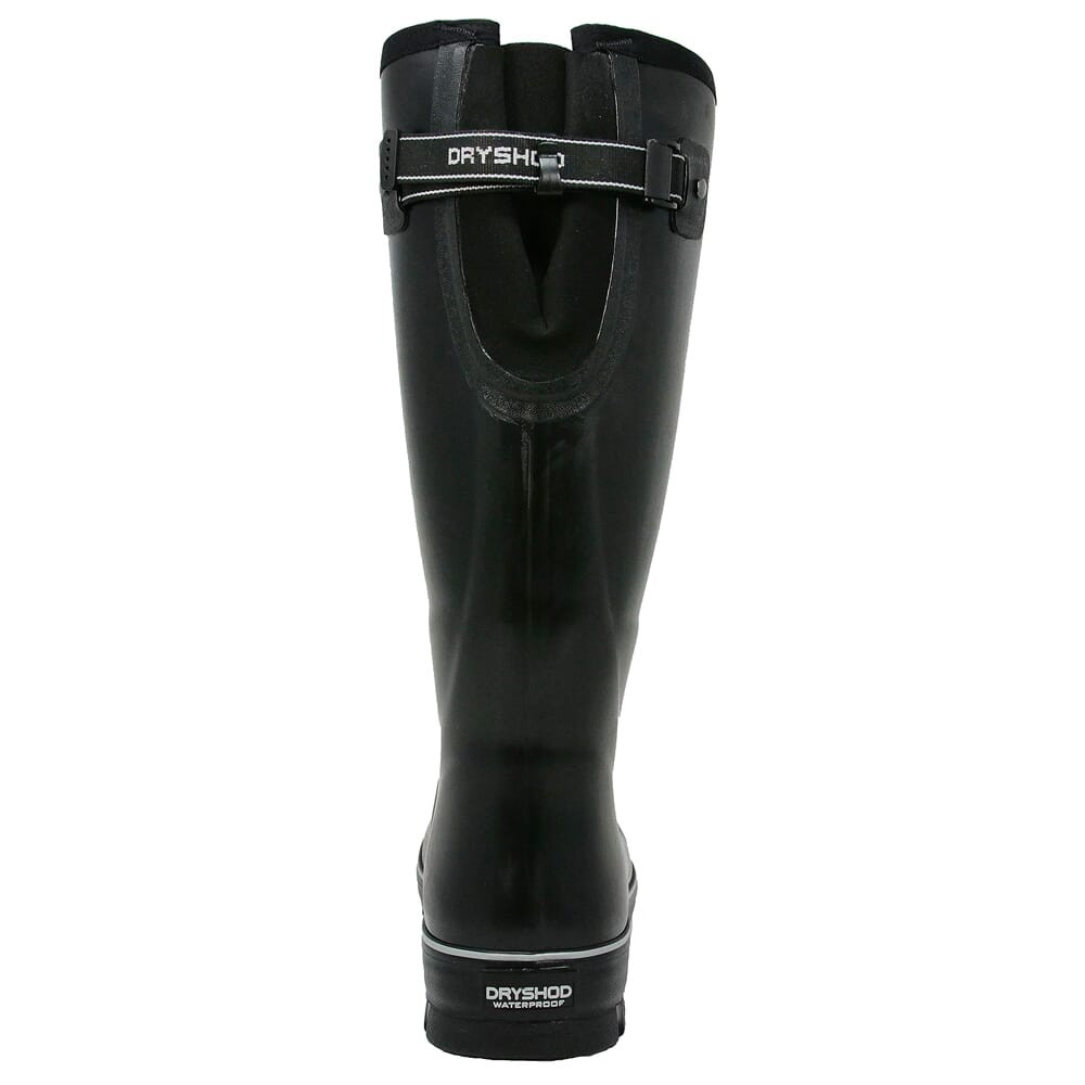 Dryshod Mudslinger Hi Gusset Waterproof Boots, Black/Grey (MDG-MH-BK-M): NEW