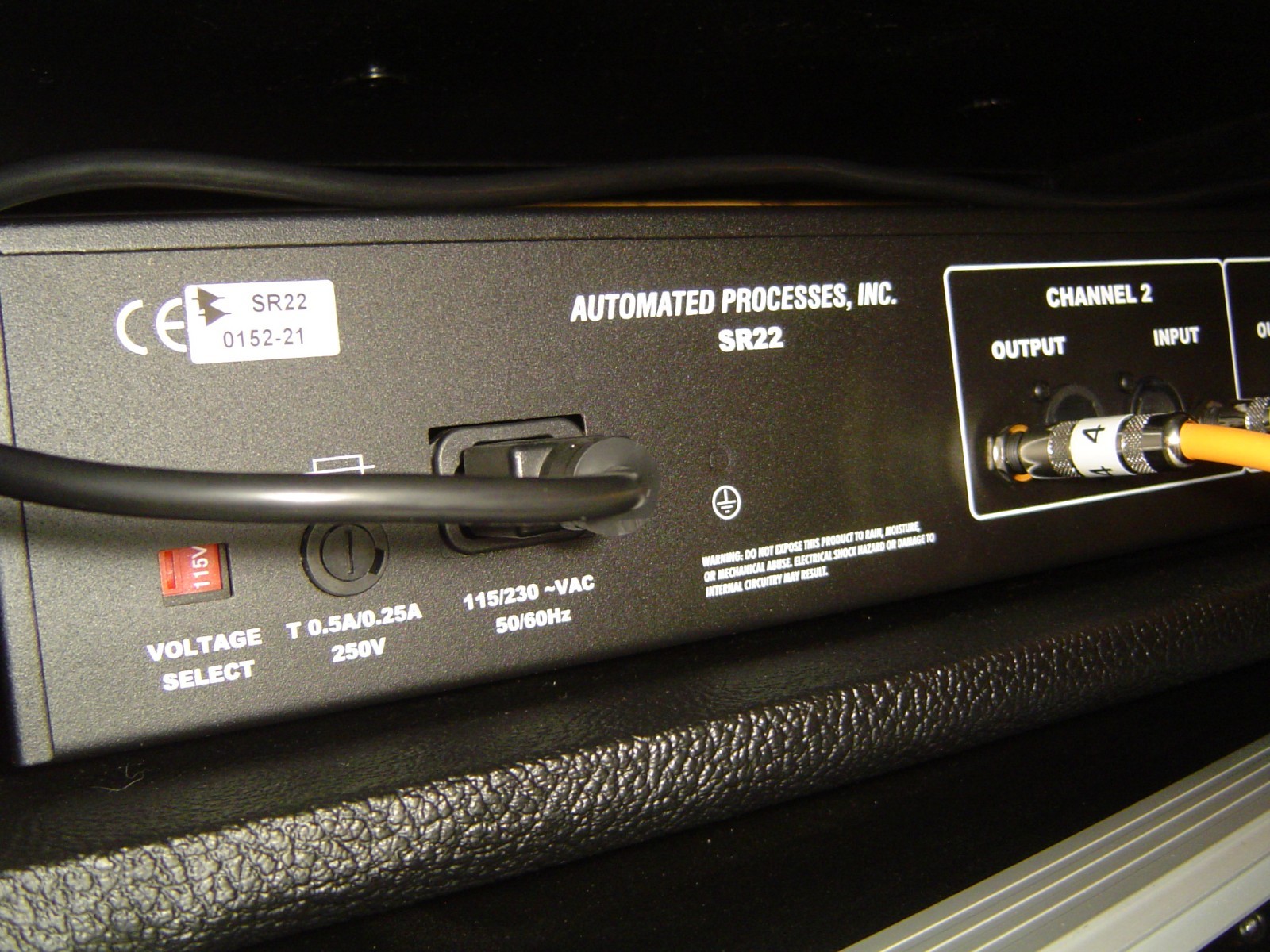 API SR22 Stereo Compressor (2 Channels) Automated Processes Inc. NICE TESTED