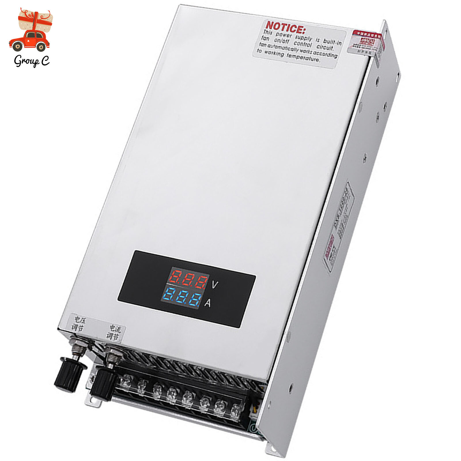 DC 0-48V 20A Adjustable Regulated Power Supply with LED Display 1000W