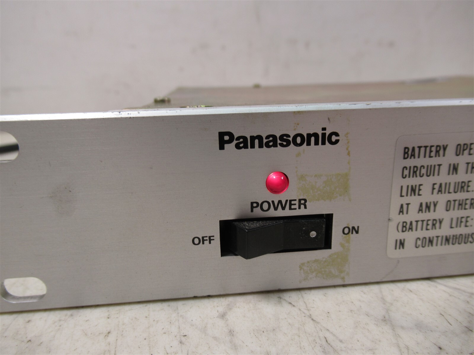 Panasonic Time-Date Generator WJ-810 Vintage Rack Mount Production Deck