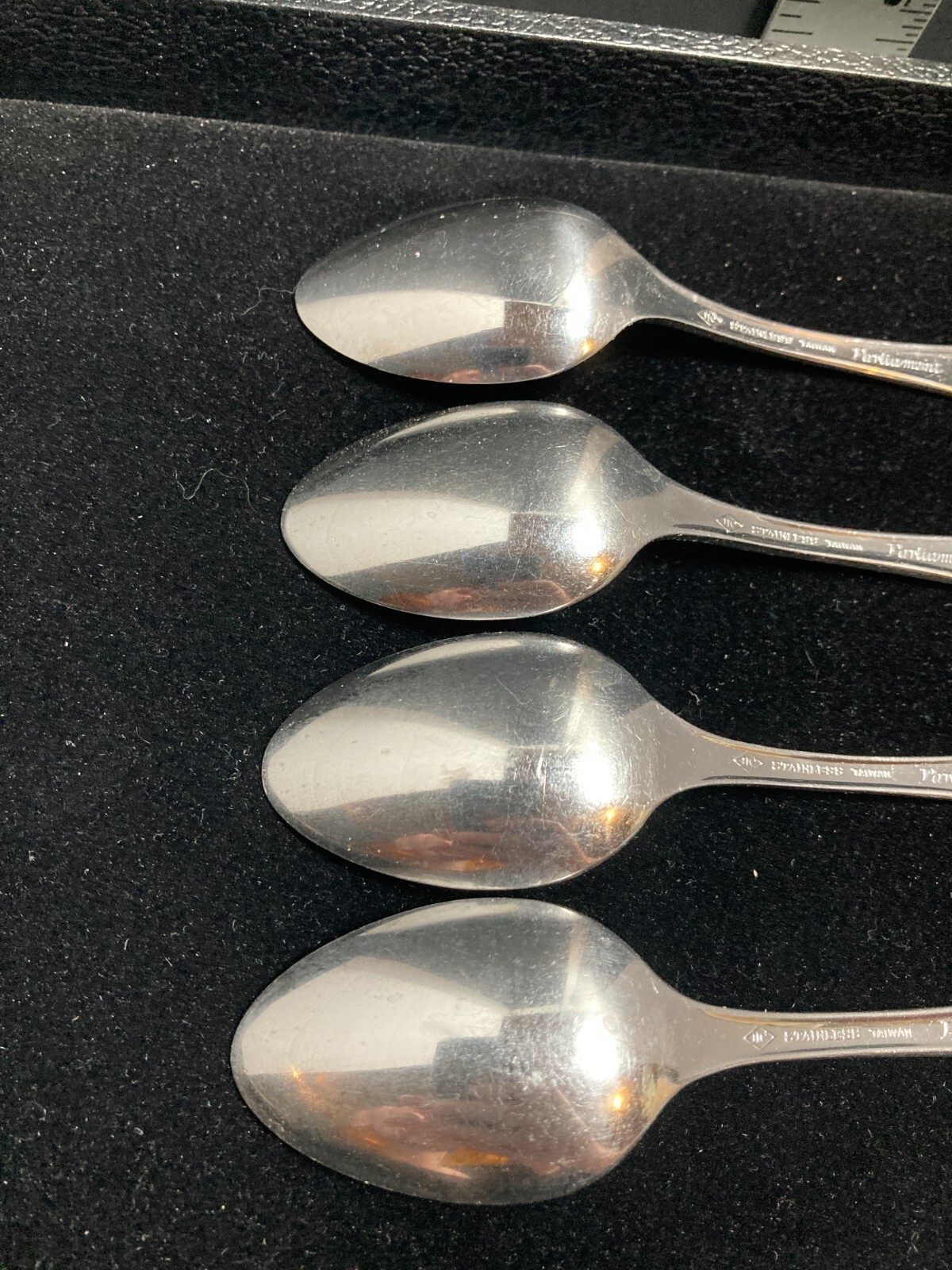 4 Parliament Teaspoon Flatware Stainless Taiwan