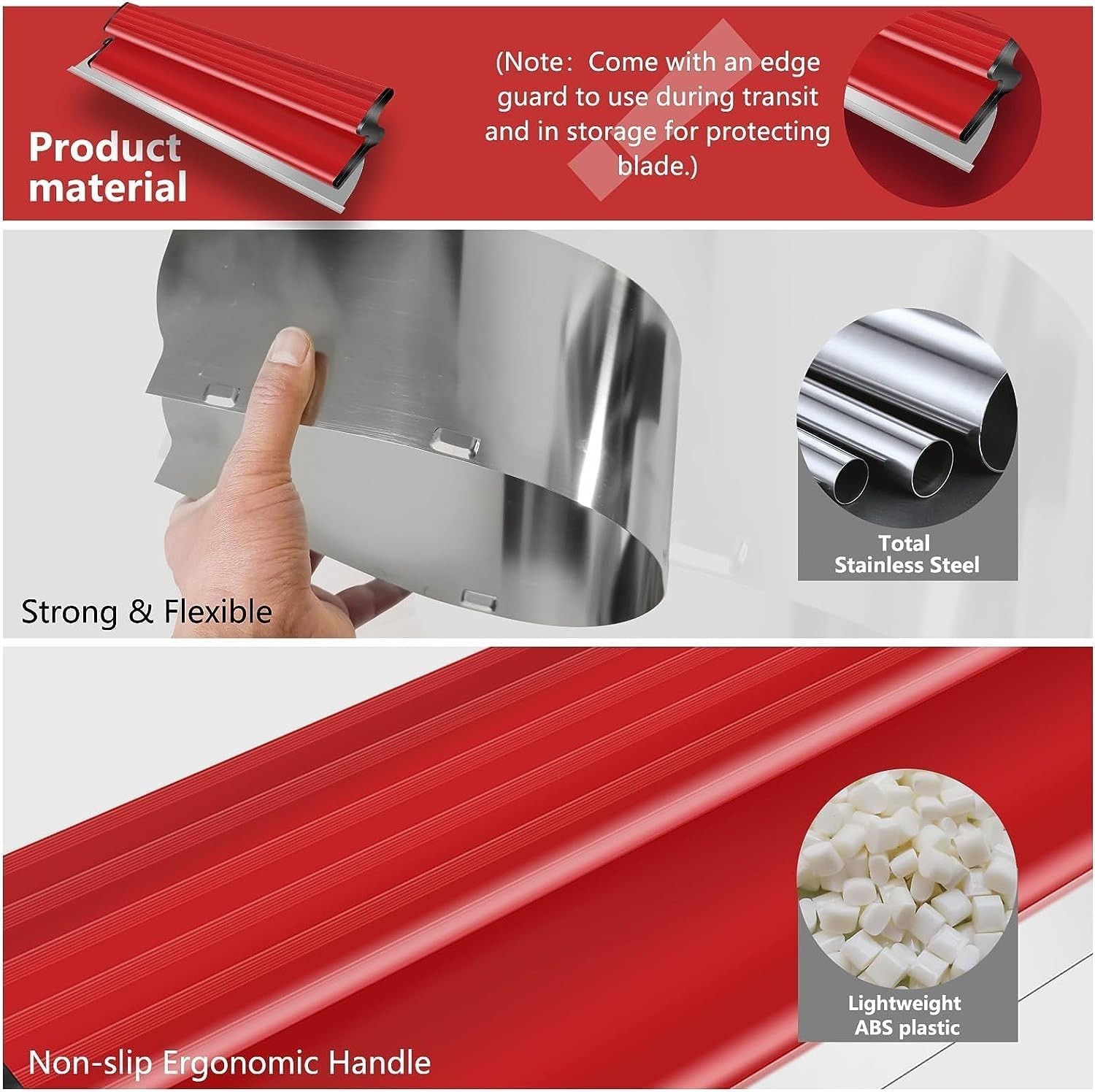 Lightweight 24 Inch Drywall Blade with Ergonomic Grip - Perfect for Contractors