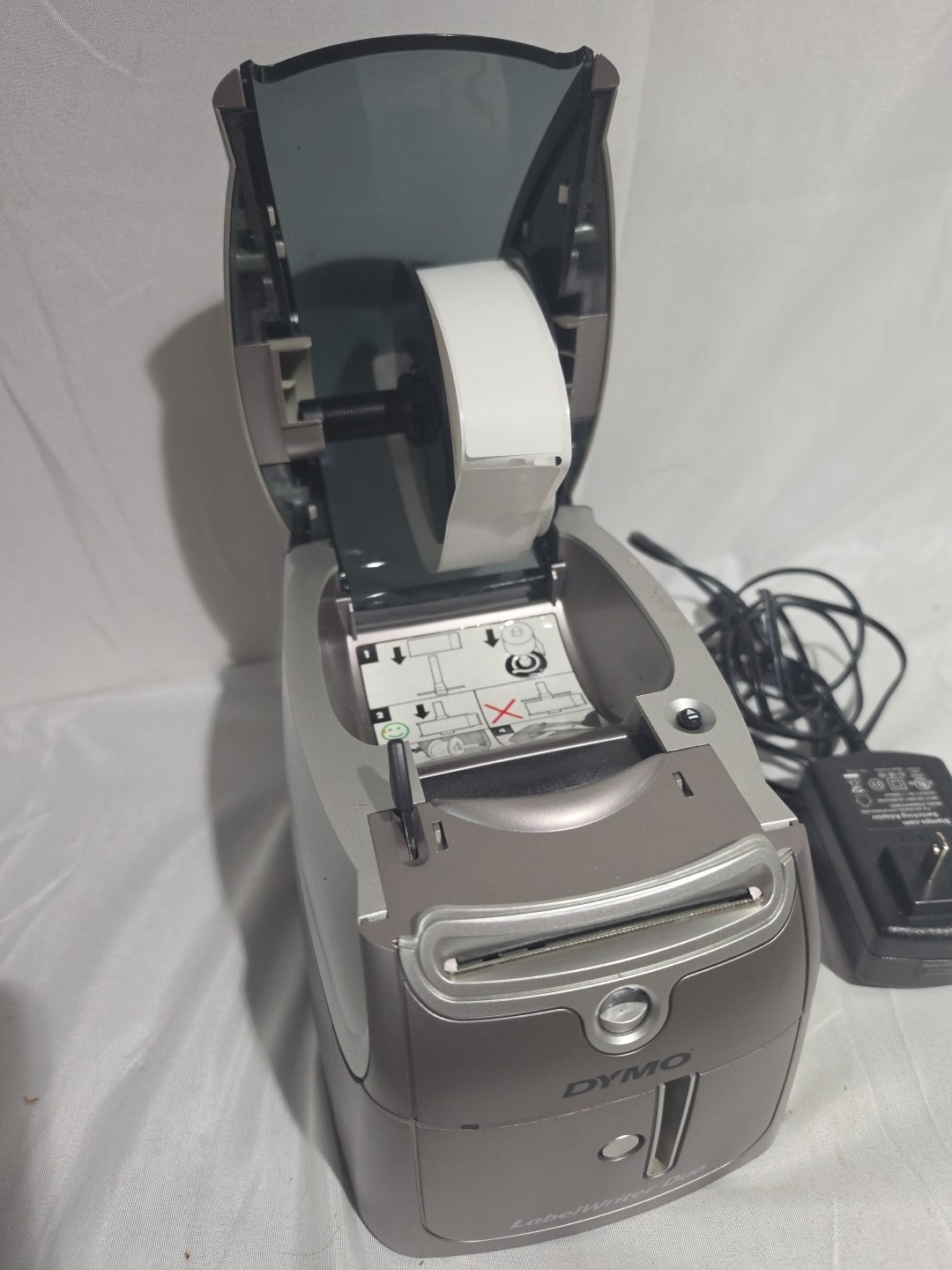 Dymo Label Writer Duo 93105 Label Printer w/ Cables Tested Working