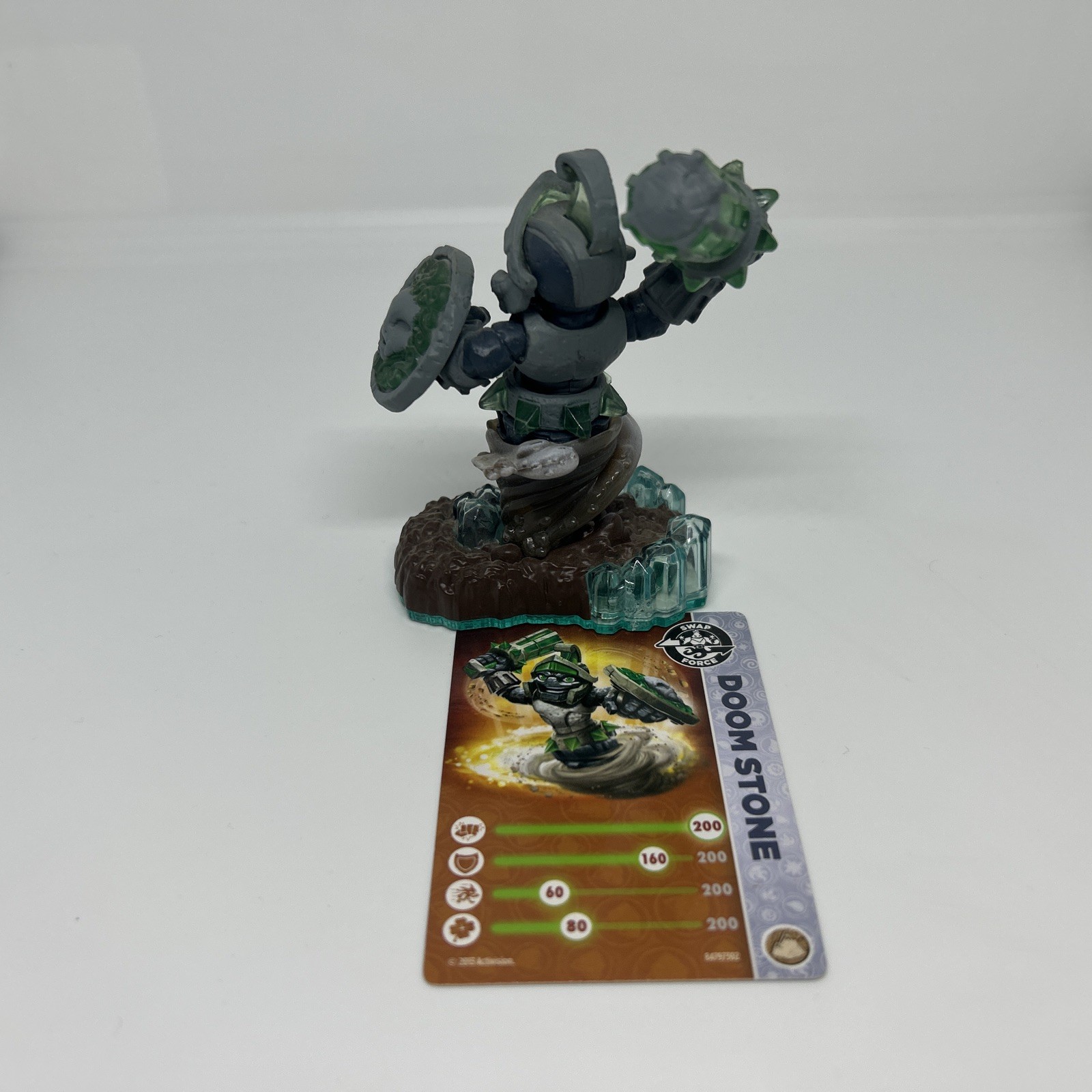 Skylanders Swap Force Doom Stone Skylander Figure & card