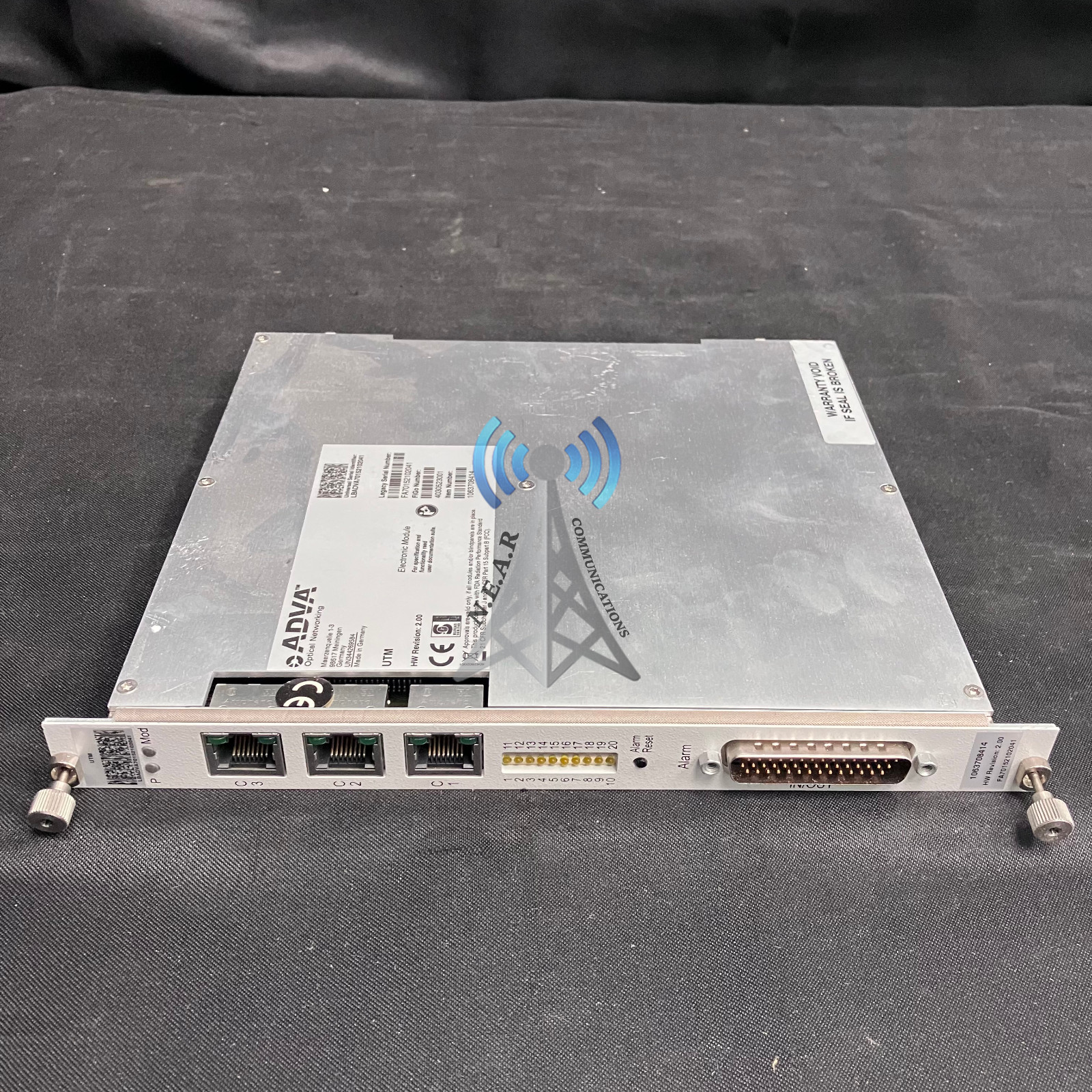 Adva, 1063708414, WOCUAUU, FSP 3000 R7 UTILITY MODULE, *AF032923*
