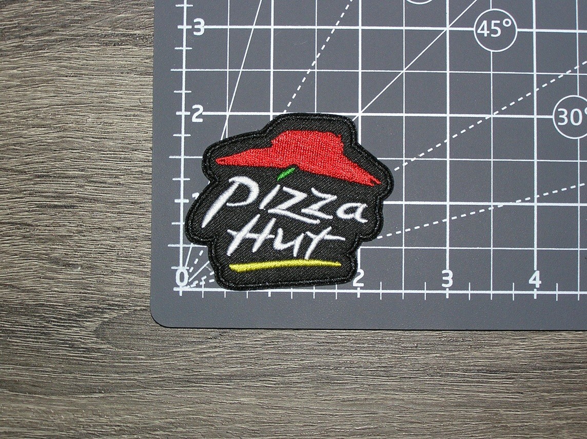 Pizza Hut Fast Food Embroidered Iron On Patch 2.25" x 2"