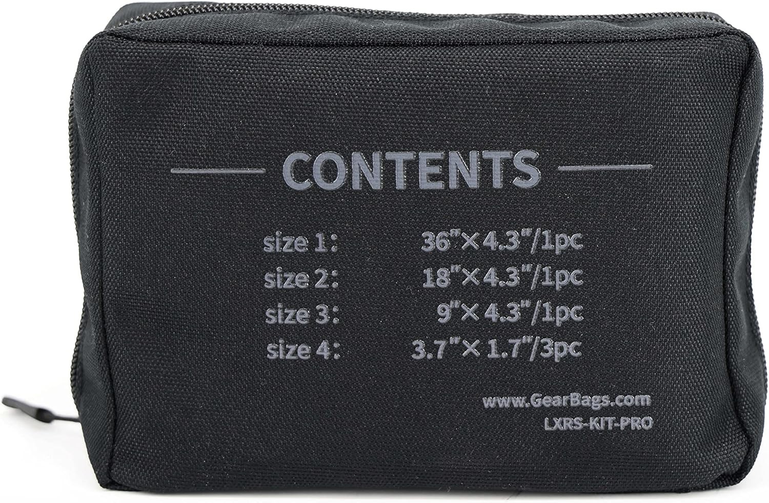 Universal Tactical Roll Splint Kit for First Aid - 6 Splints & Carry Bag