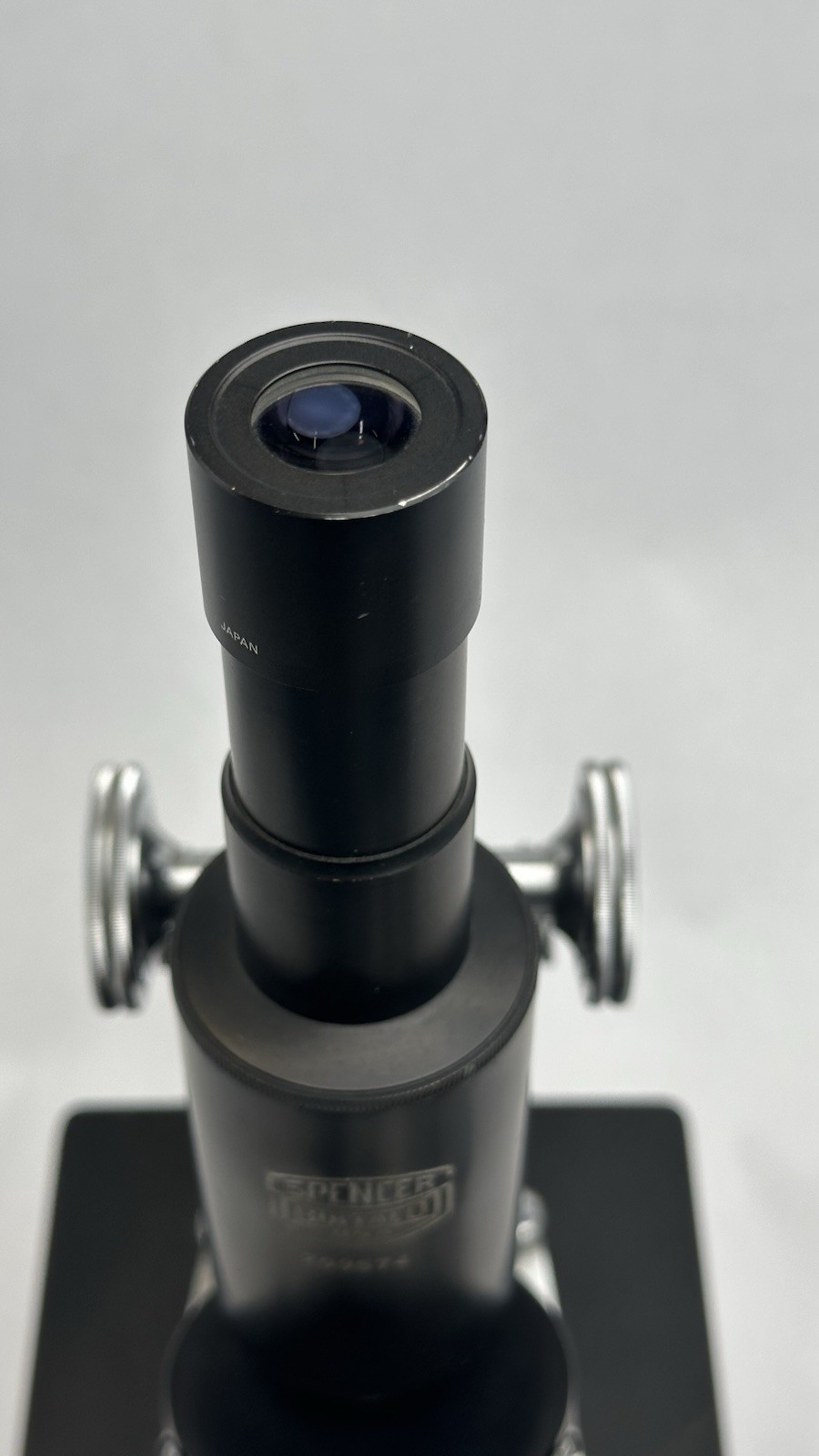 Antique Spencer Buffalo USA Microscope with Light