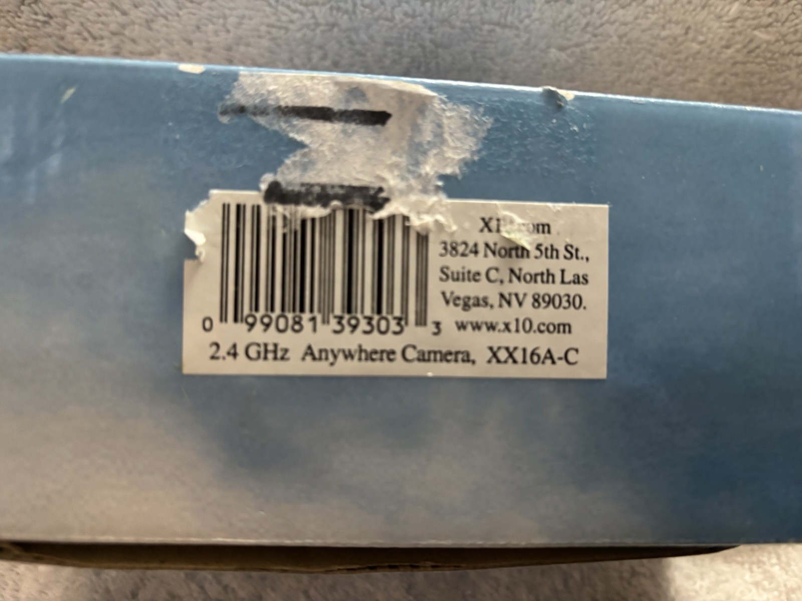 X-10 2.4GHz Anywhere Camera XX16A-C - Open Box