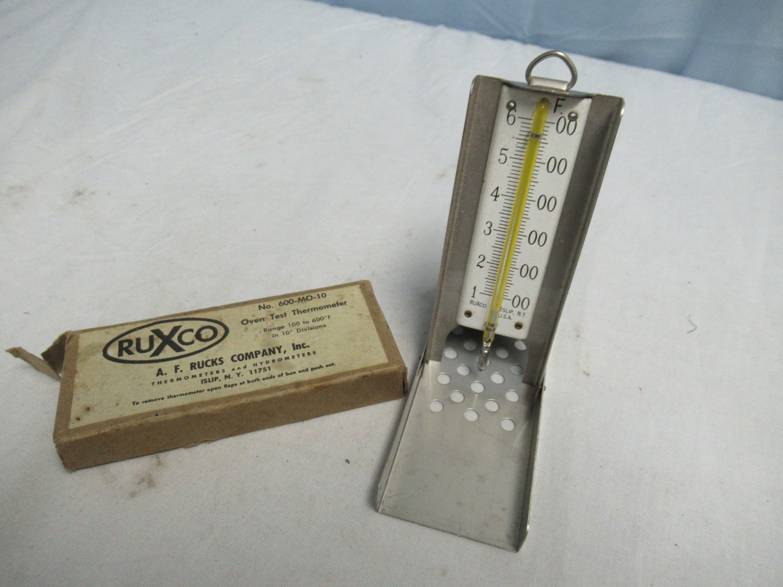 Ruxco Folding Oven Test Thermometer 600-MO-10 (TT)