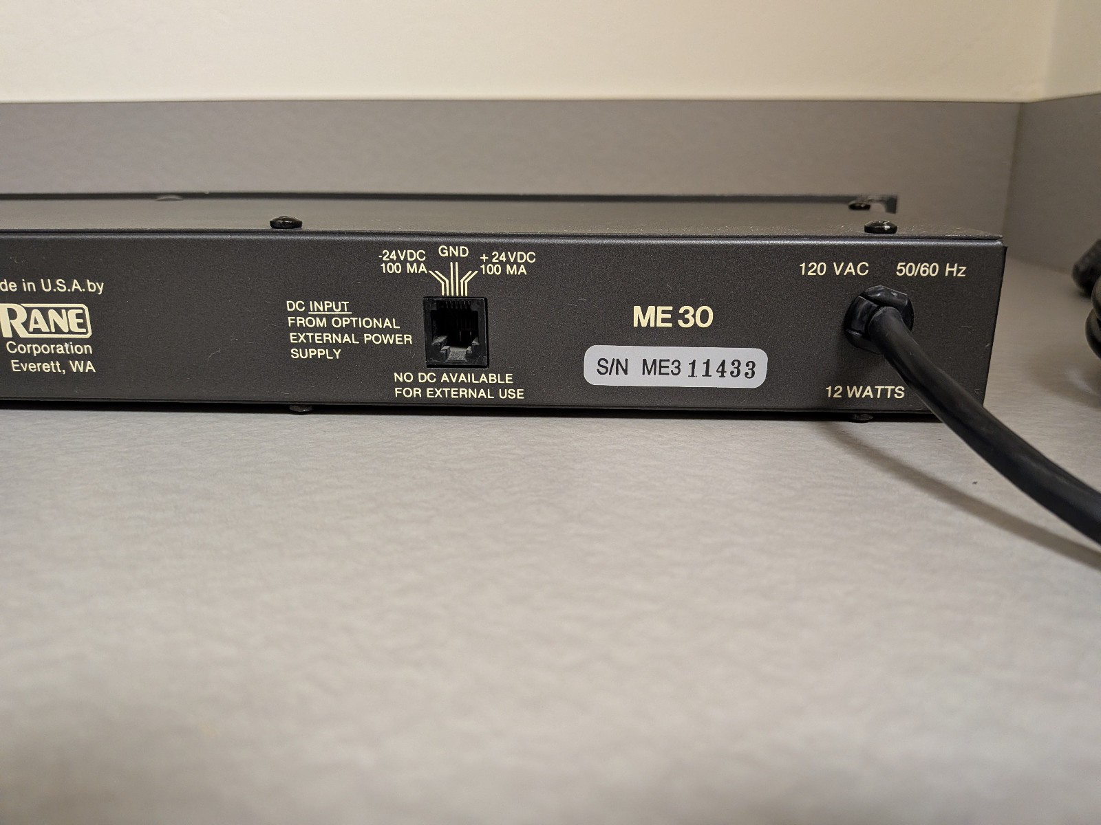 Rane ME30 Rack Mountable Graphic Equalizer EQ Missing One Knob