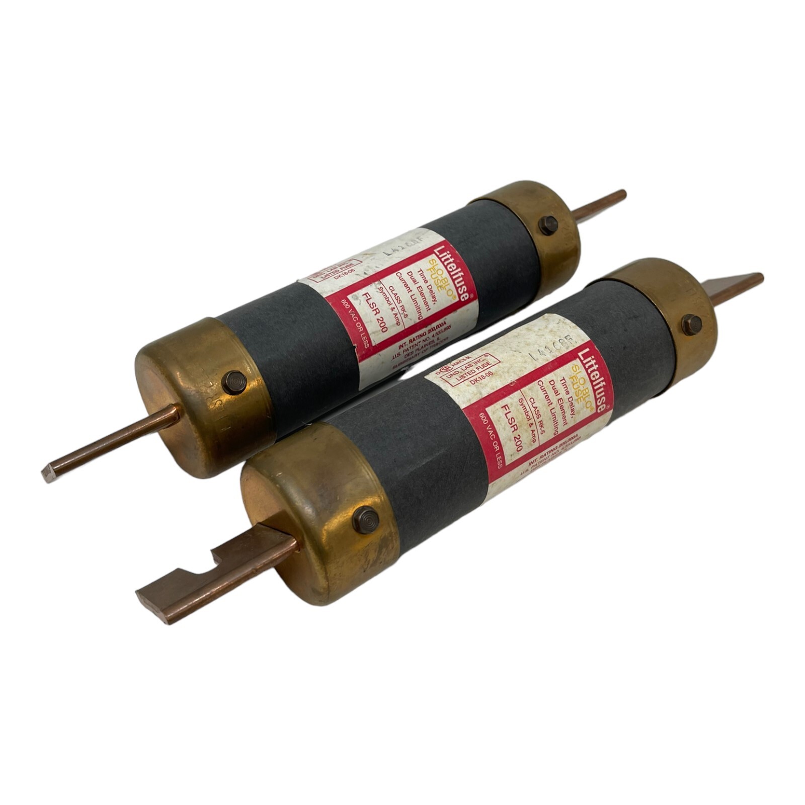 LITTLEFUSE SLO-BLO FUSE FLSR 200 TIME DELAY DUAL ELEMENT LIMITING QTY 2pcs