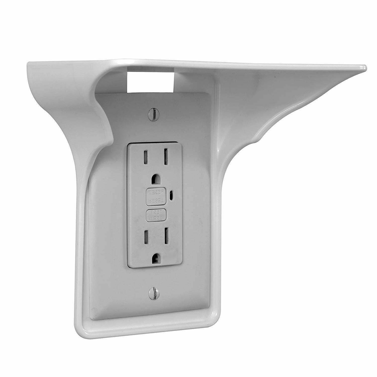 Wall Outlet Shelf Socket Plug Shelf Stand Holder - Organizer Space Saving