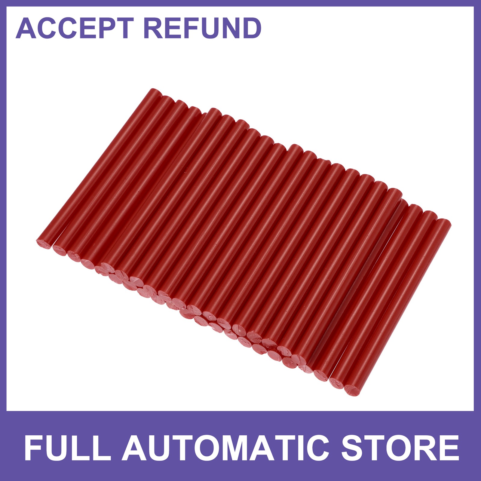 36 Pcs  7 x 100mm EVA Paintless Dent Repair Hot Melt Glue Sticks Red Universal