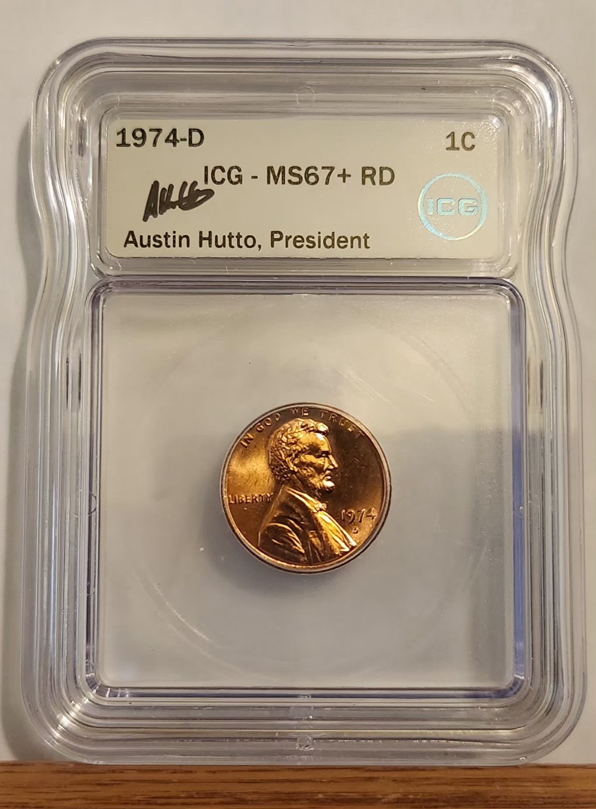 1974-D Lincoln Memorial Cent MS67+ PLUS RD ICG