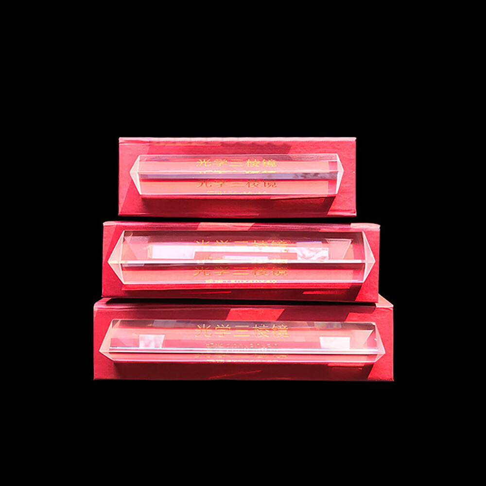 30mm Optical Glass Triangular Prism Triple Prism for Teaching Photography F8B0