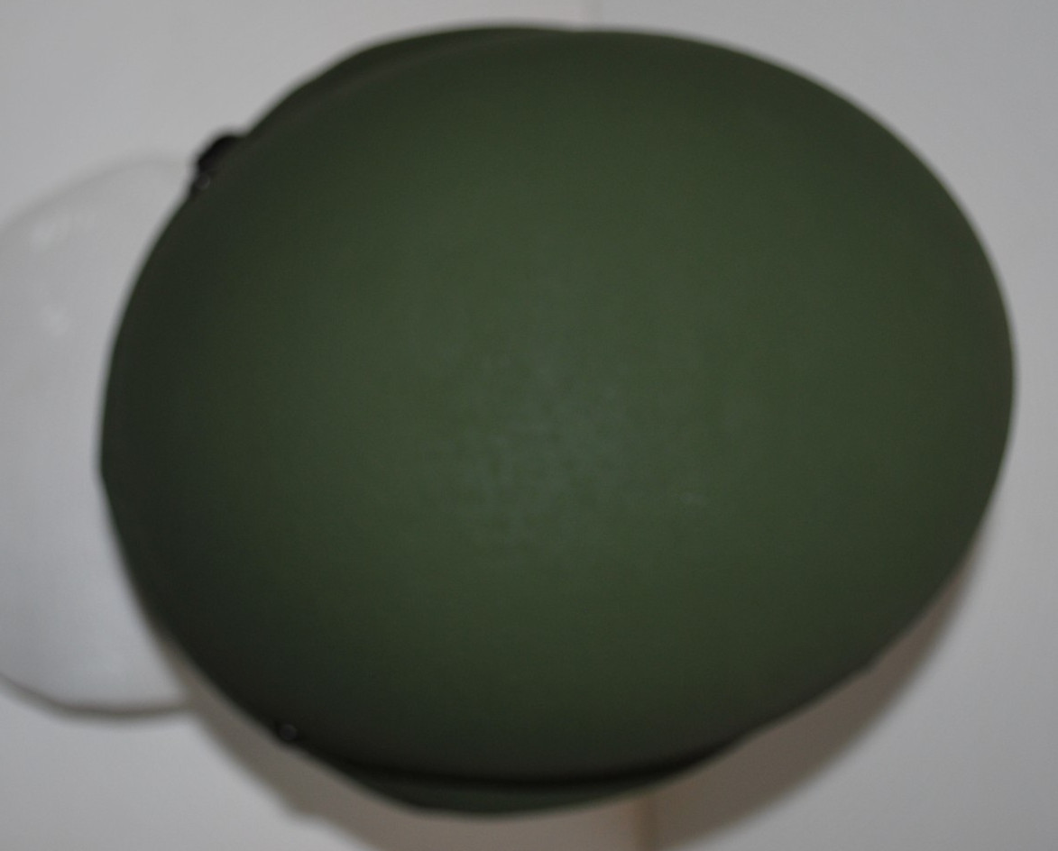 3M Ceradyne Helmet, Model BA3A, LEVEL IIIA, Color: Green