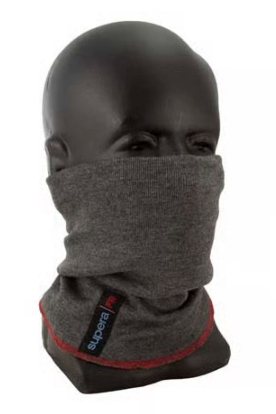 Superior Fire-Resistant Supera Gray Ultra Soft Neck Gaiter Protector  ONE SIZE