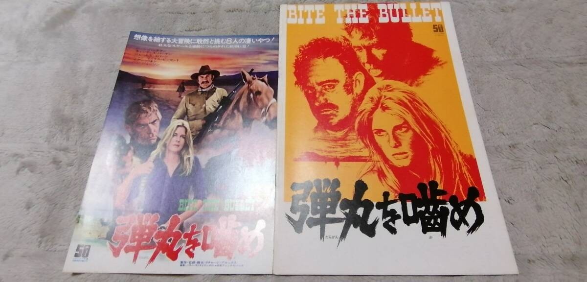 Condition 1975 Release Pamphlet Bite the Bullet Candice Bergen