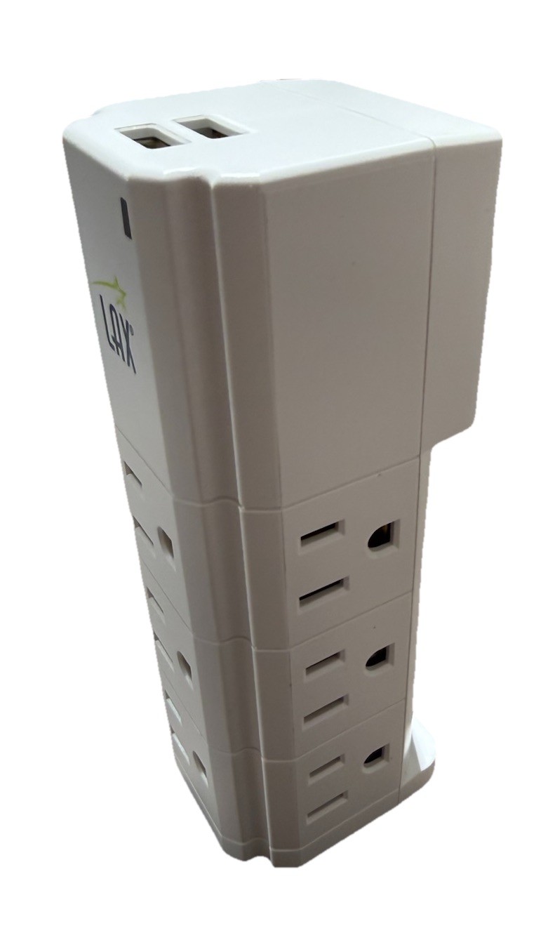 LAX -Multi-Charging Tower Surge Protector - Charge 11 Devices