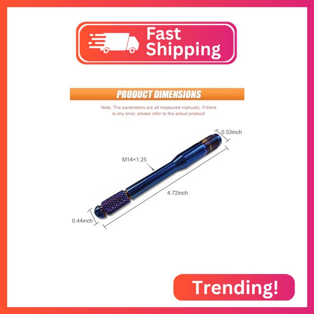 M14x1.25 Car Wheel Alignment Pin, Car Wheel Changing Alignment Tool, Wheel Bolt