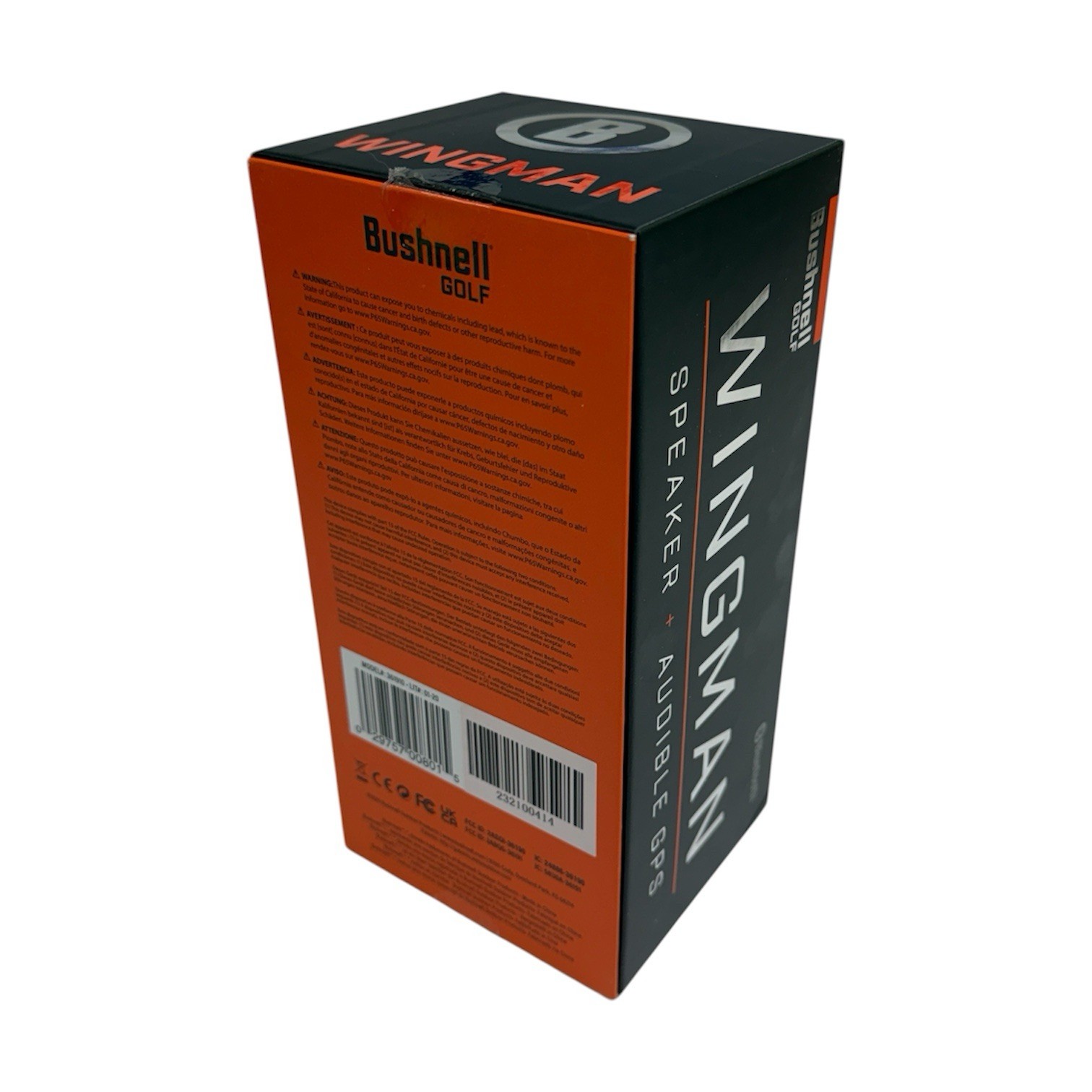 Bushnell Golf Wingman Wireless Speaker EMPTY BOX ONLY