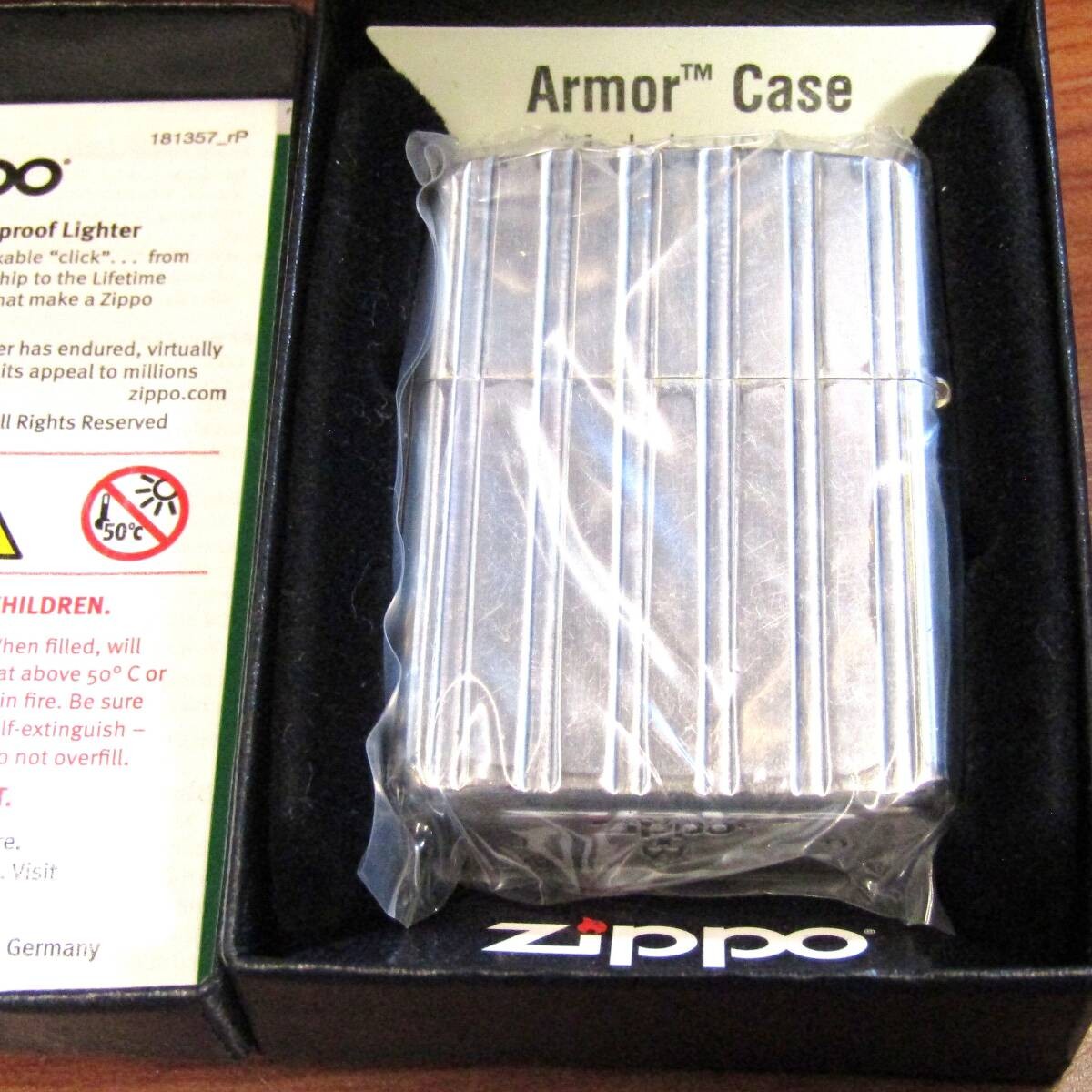 Zippo Armor Stripe Double Sided 2002