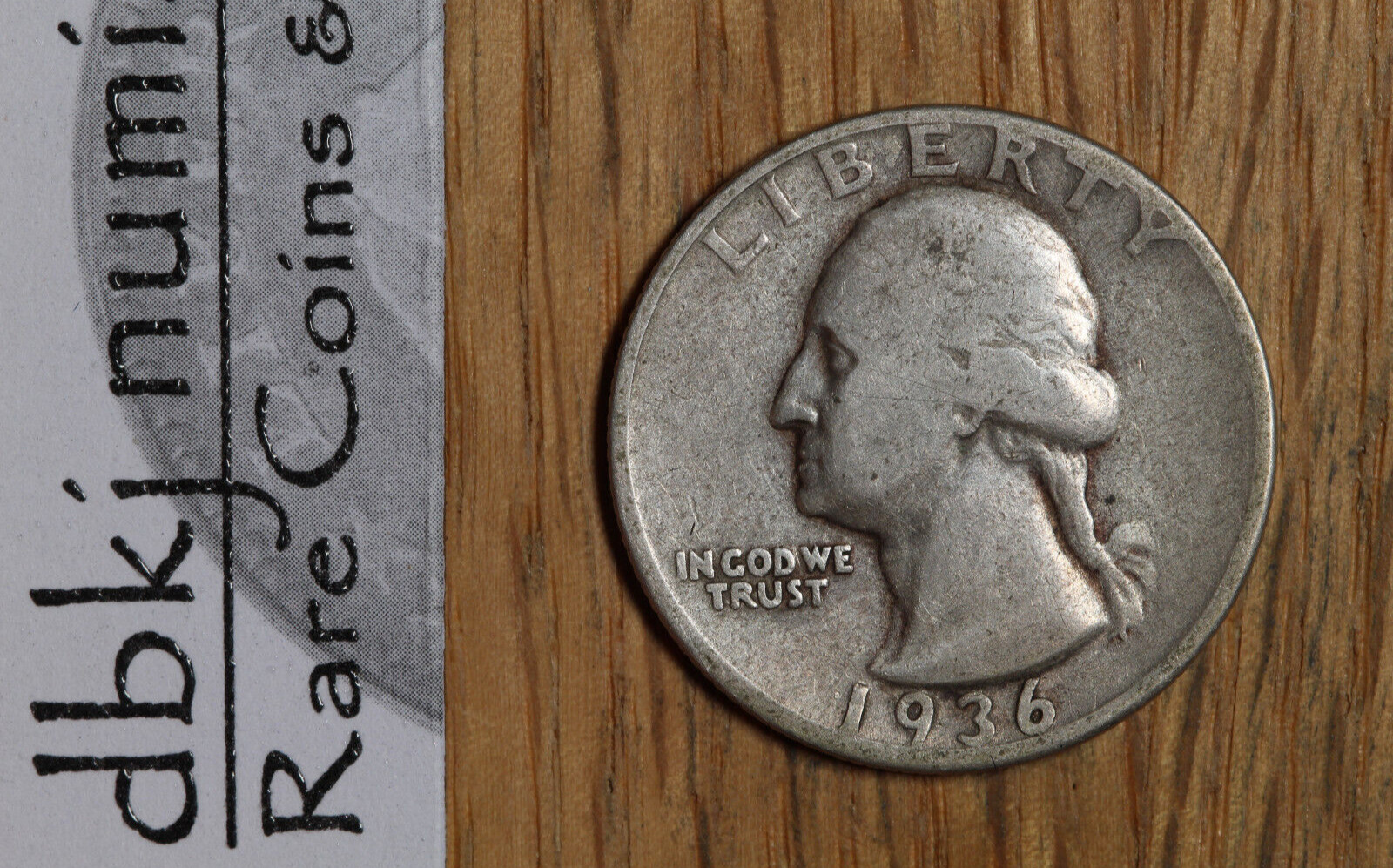 1936 (P) Washington Quarter Silver 25¢ - Circulated
