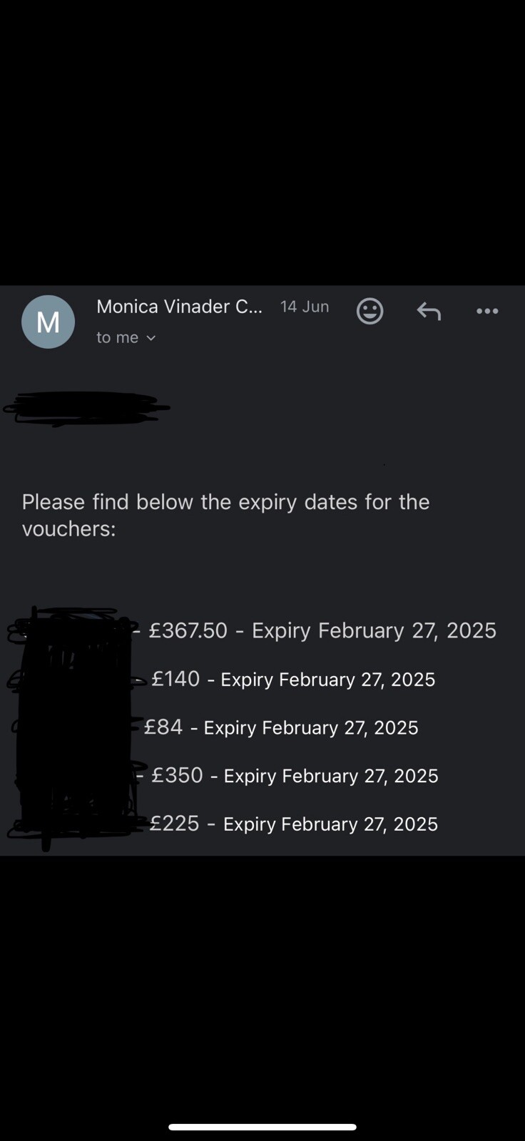 Monica Vinader Gift Vouchers