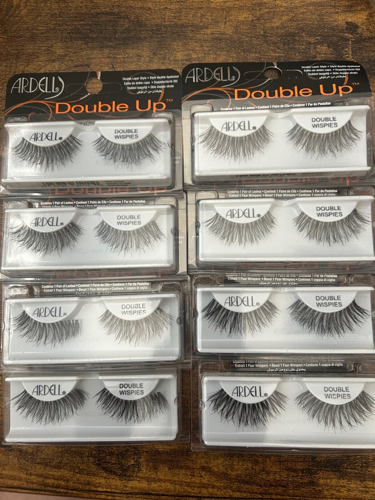 New Ardell Hollywood Glam Lashes Double Wispies - 8 Pack