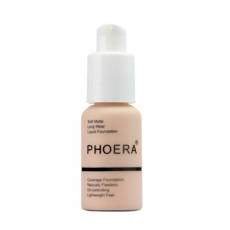 PHOERA Foundation Makeup Full Coverage Fast Base Brighten long-lasting Shade US