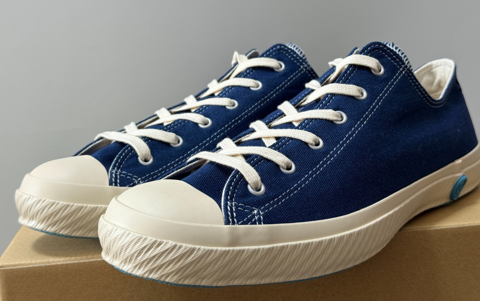 SHOES LIKE POTTERY LOW -MID NAVY  Moonstar Made in Japan