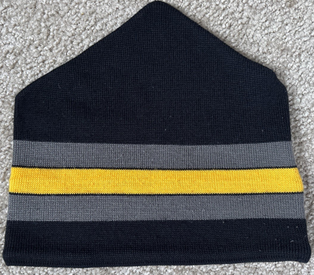 Obermeyer Steve Black Yellow Ski Hat