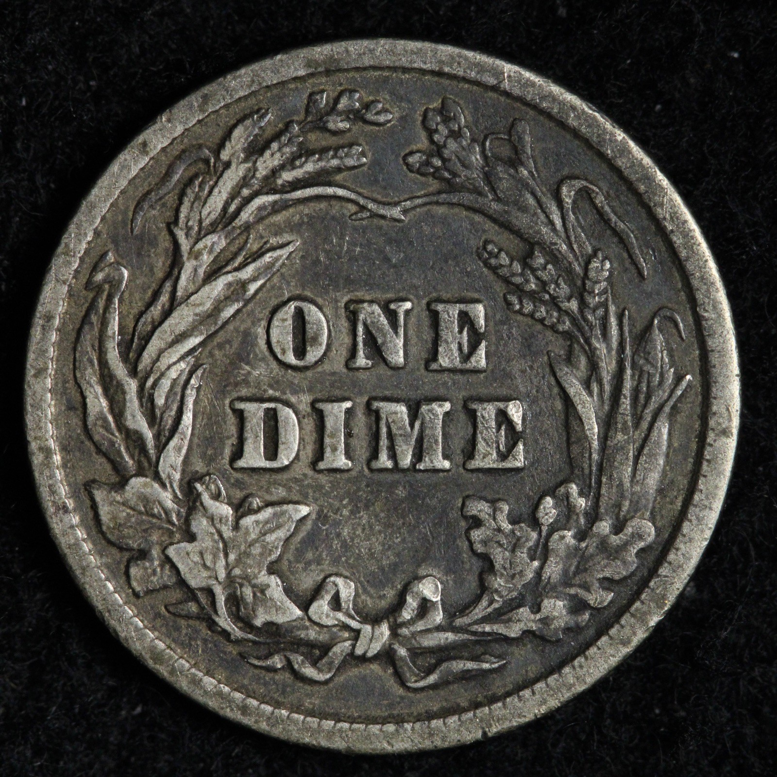 1904 Barber Silver Dime XF E294 QZCJ