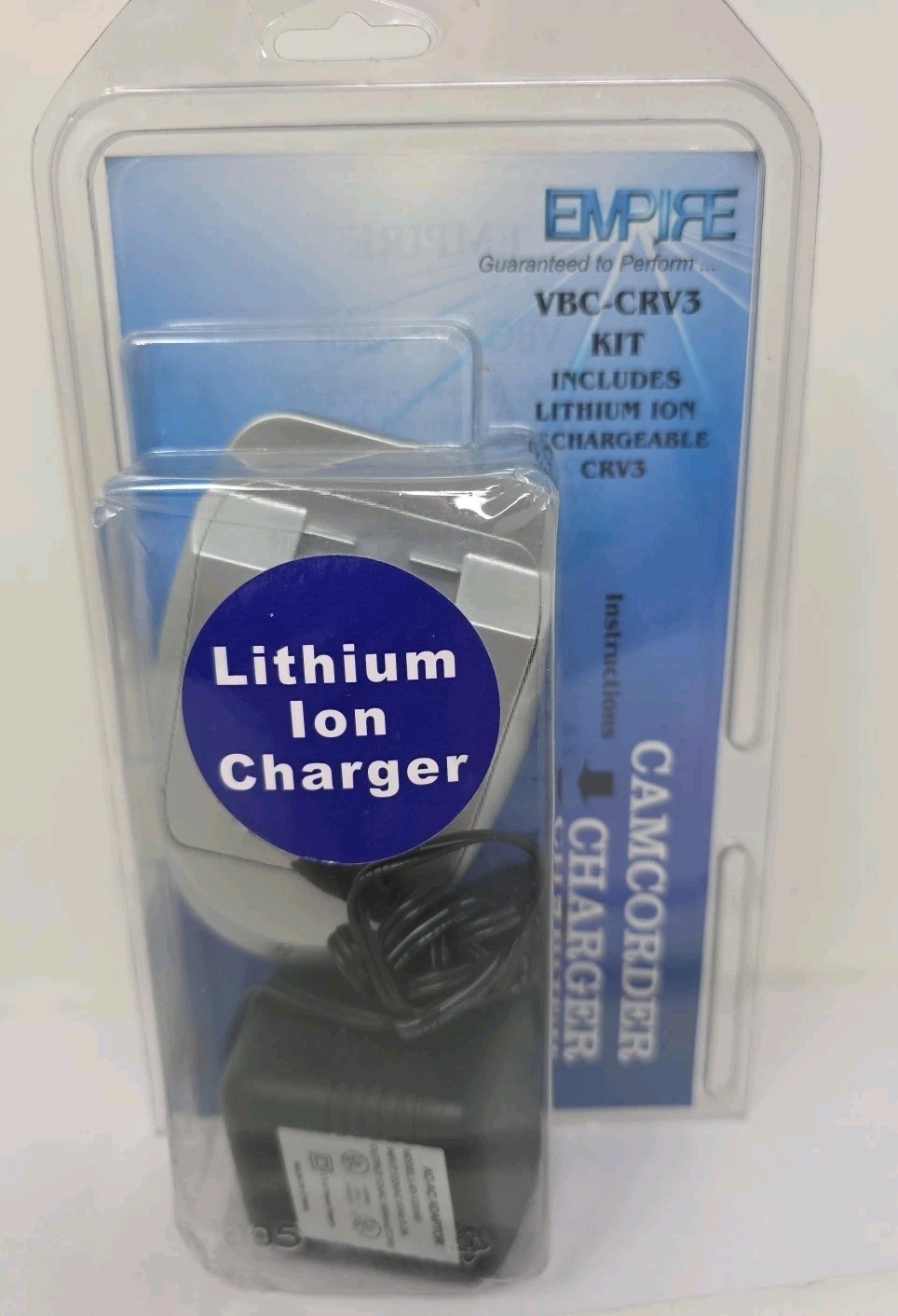Empire Camcorder Charger For Lithium Ion Batteries (BLI-273 Only) VBC-CRV3 Kit
